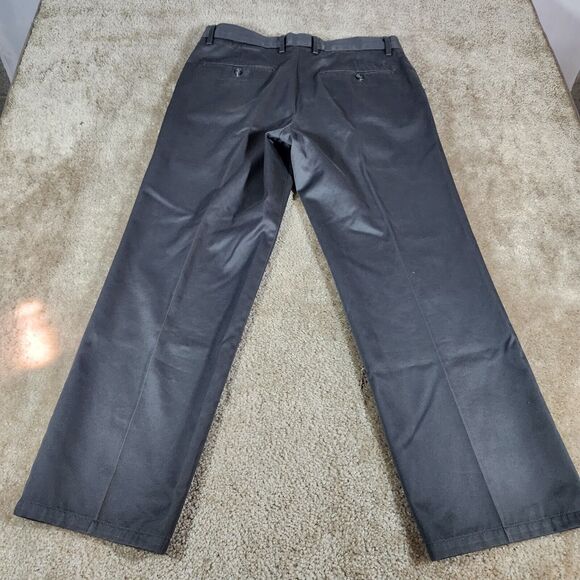 DOCKERS Signature Khaki 34x29 Straight Fit D2 Flat Front Gray #216 - Picture 5 of 9